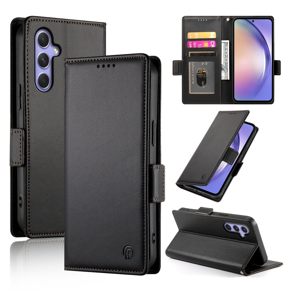 Samsung Galaxy A54 5G Wallet Case - Luxury Magnetic PU Leather Flip Cover with Card Slots, Stand & Shockproof Protection