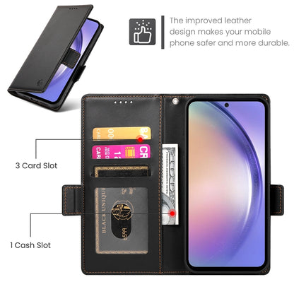 Samsung Galaxy A54 5G Wallet Case - Luxury Magnetic PU Leather Flip Cover with Card Slots, Stand & Shockproof Protection