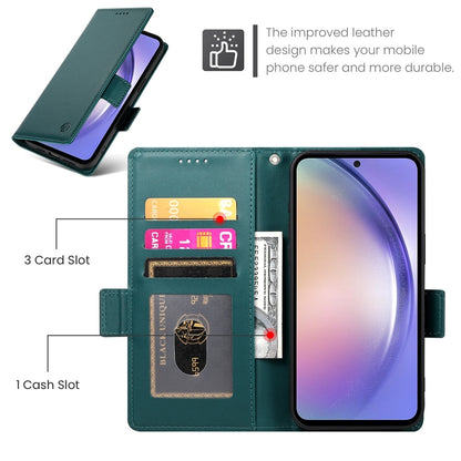 Samsung Galaxy A54 5G Wallet Case - Luxury Magnetic PU Leather Flip Cover with Card Slots, Stand & Shockproof Protection