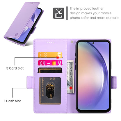 Samsung Galaxy A54 5G Wallet Case - Luxury Magnetic PU Leather Flip Cover with Card Slots, Stand & Shockproof Protection