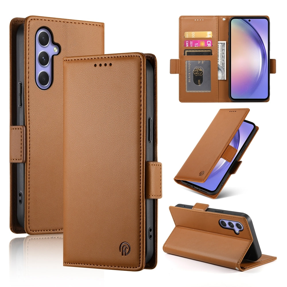 Samsung Galaxy A54 5G Wallet Case - Luxury Magnetic PU Leather Flip Cover with Card Slots, Stand & Shockproof Protection
