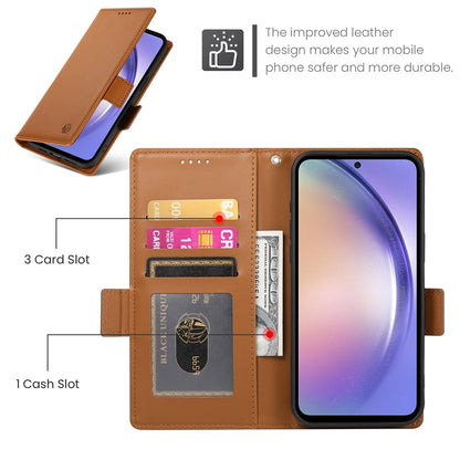 Samsung Galaxy A54 5G Wallet Case - Luxury Magnetic PU Leather Flip Cover with Card Slots, Stand & Shockproof Protection