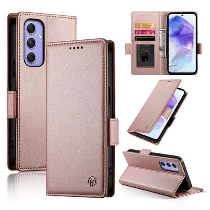 Samsung Galaxy A55 5G Wallet Case - Luxury Magnetic PU Leather Flip Cover with Card Slots, Stand & Shockproof Protection