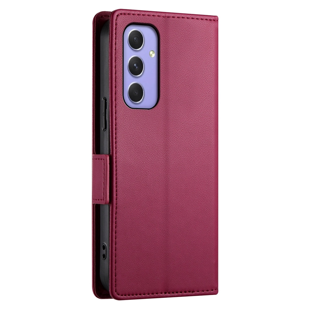 Samsung Galaxy A55 5G Wallet Case - Luxury Magnetic PU Leather Flip Cover with Card Slots, Stand & Shockproof Protection