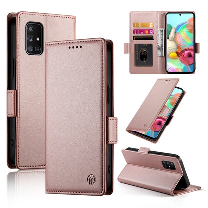 Samsung Galaxy A71 4G Wallet Case - Luxury Magnetic PU Leather Flip Cover with Card Slots, Stand & Shockproof Protection