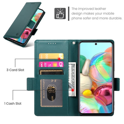 Samsung Galaxy A71 4G Wallet Case - Luxury Magnetic PU Leather Flip Cover with Card Slots, Stand & Shockproof Protection