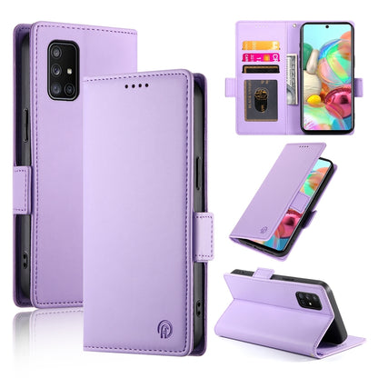 Samsung Galaxy A71 4G Wallet Case - Luxury Magnetic PU Leather Flip Cover with Card Slots, Stand & Shockproof Protection