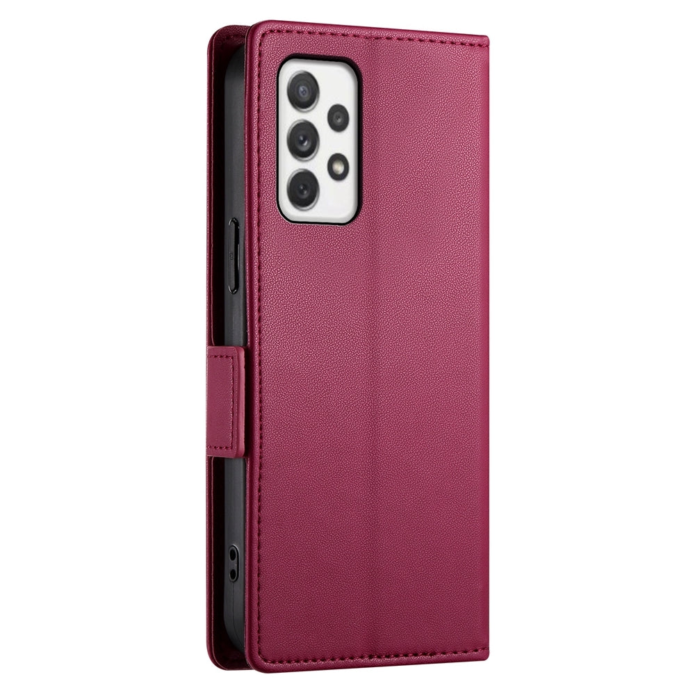 Samsung Galaxy A72 4G/5G Wallet Case - Luxury Magnetic PU Leather Flip Cover with Card Slots, Stand & Shockproof Protection
