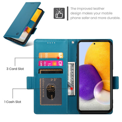 Samsung Galaxy A72 4G/5G Wallet Case - Luxury Magnetic PU Leather Flip Cover with Card Slots, Stand & Shockproof Protection