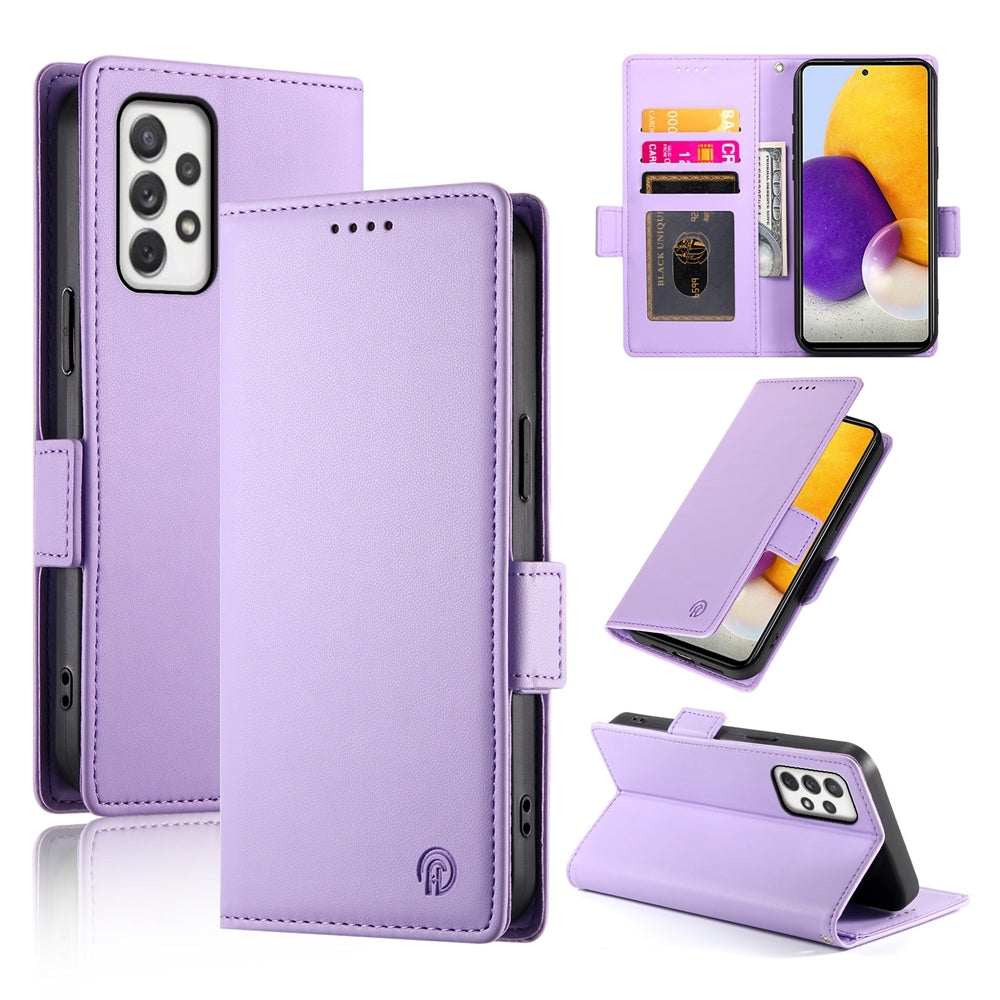 Samsung Galaxy A72 4G/5G Wallet Case - Luxury Magnetic PU Leather Flip Cover with Card Slots, Stand & Shockproof Protection