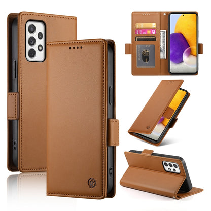 Samsung Galaxy A72 4G/5G Wallet Case - Luxury Magnetic PU Leather Flip Cover with Card Slots, Stand & Shockproof Protection