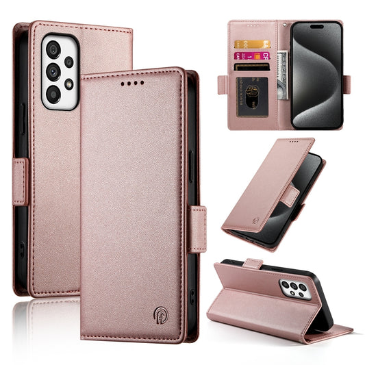 Samsung Galaxy A73 5G Wallet Case - Luxury Magnetic PU Leather Flip Cover with Card Slots, Stand & Shockproof Protection