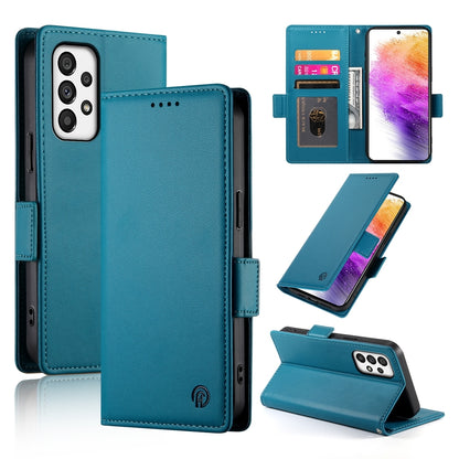 Samsung Galaxy A73 5G Wallet Case - Luxury Magnetic PU Leather Flip Cover with Card Slots, Stand & Shockproof Protection