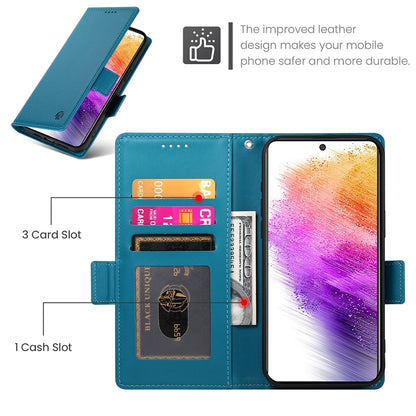 Samsung Galaxy A73 5G Wallet Case - Luxury Magnetic PU Leather Flip Cover with Card Slots, Stand & Shockproof Protection
