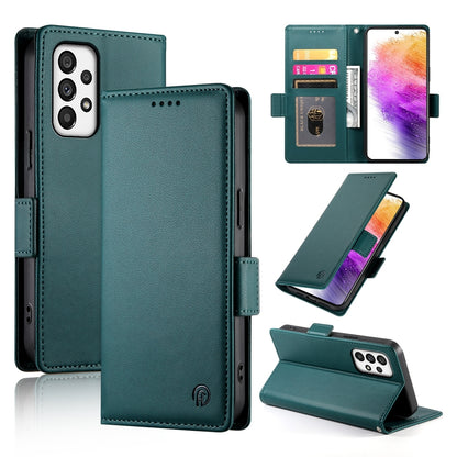 Samsung Galaxy A73 5G Wallet Case - Luxury Magnetic PU Leather Flip Cover with Card Slots, Stand & Shockproof Protection