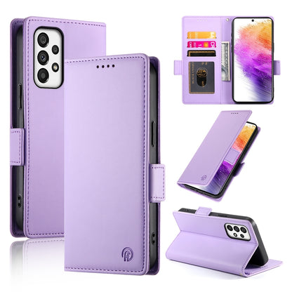 Samsung Galaxy A73 5G Wallet Case - Luxury Magnetic PU Leather Flip Cover with Card Slots, Stand & Shockproof Protection