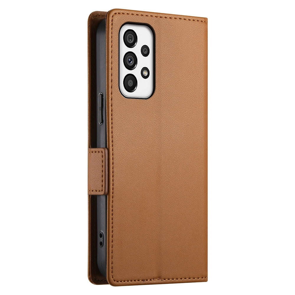 Samsung Galaxy A73 5G Wallet Case - Luxury Magnetic PU Leather Flip Cover with Card Slots, Stand & Shockproof Protection