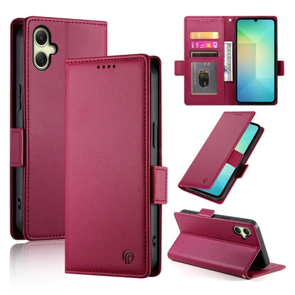 Samsung Galaxy A06 4G Wallet Case - Luxury Magnetic PU Leather Flip Cover with Card Slots, Stand & Shockproof Protection