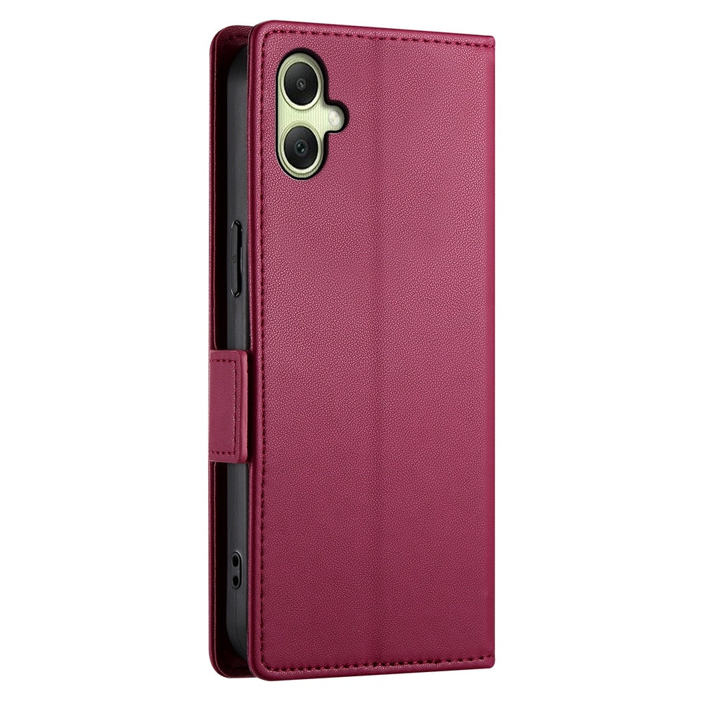 Samsung Galaxy A06 4G Wallet Case - Luxury Magnetic PU Leather Flip Cover with Card Slots, Stand & Shockproof Protection