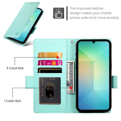 Samsung Galaxy A06 4G Wallet Case - Luxury Magnetic PU Leather Flip Cover with Card Slots, Stand & Shockproof Protection