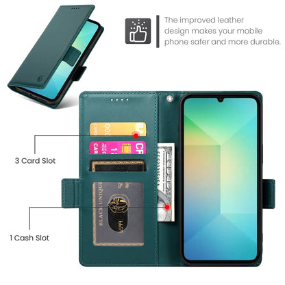 Samsung Galaxy A06 4G Wallet Case - Luxury Magnetic PU Leather Flip Cover with Card Slots, Stand & Shockproof Protection