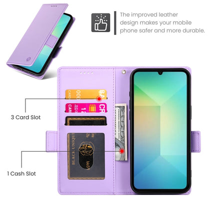 Samsung Galaxy A06 4G Wallet Case - Luxury Magnetic PU Leather Flip Cover with Card Slots, Stand & Shockproof Protection