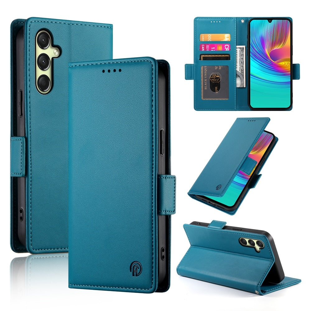 Samsung Galaxy A16 5G Wallet Case - Luxury Magnetic PU Leather Flip Cover with Card Slots, Stand & Shockproof Protection