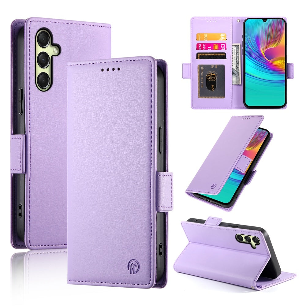 Samsung Galaxy A16 5G Wallet Case - Luxury Magnetic PU Leather Flip Cover with Card Slots, Stand & Shockproof Protection