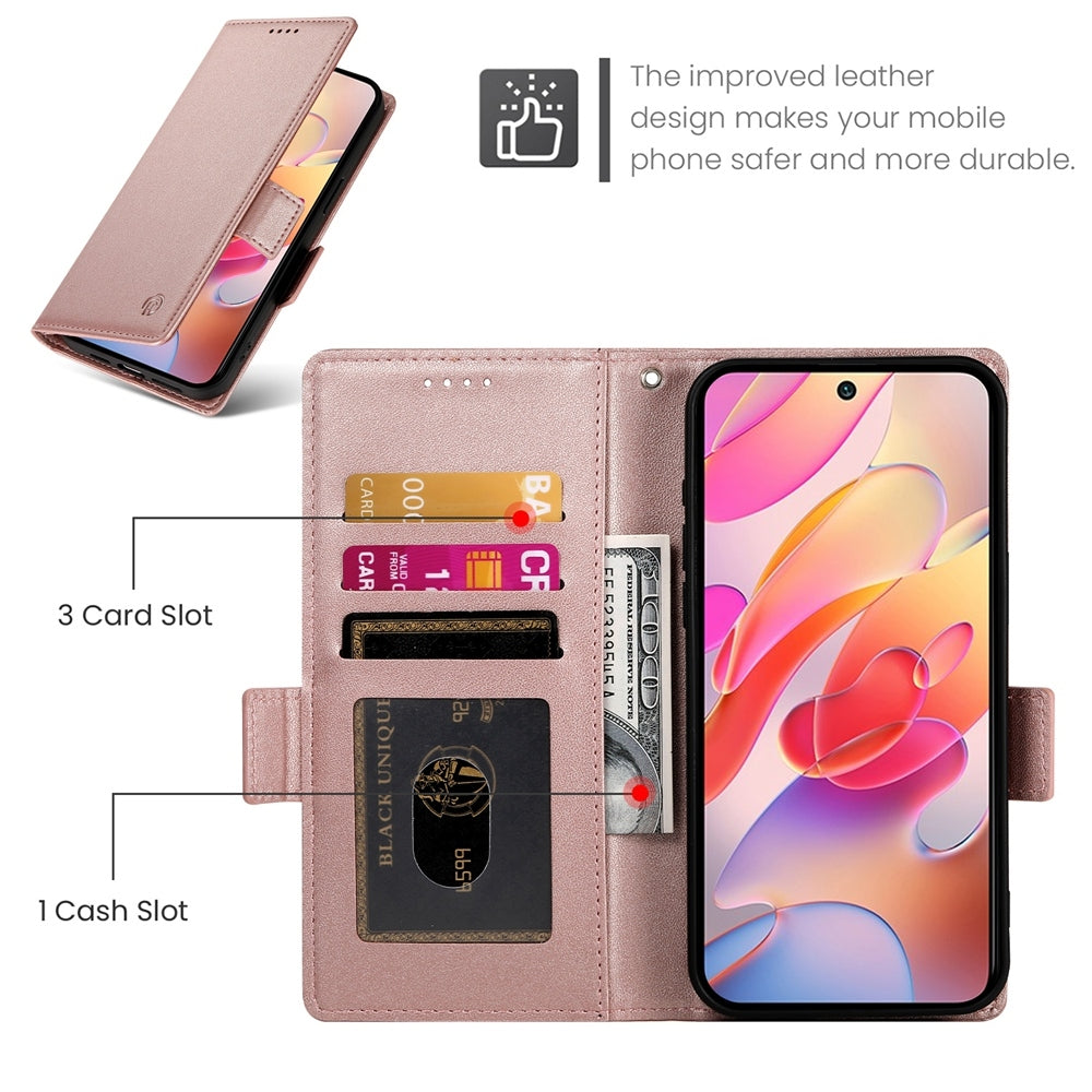 Samsung Galaxy A36 Wallet Case - Luxury Magnetic PU Leather Flip Cover with Card Slots, Stand & Shockproof Protection