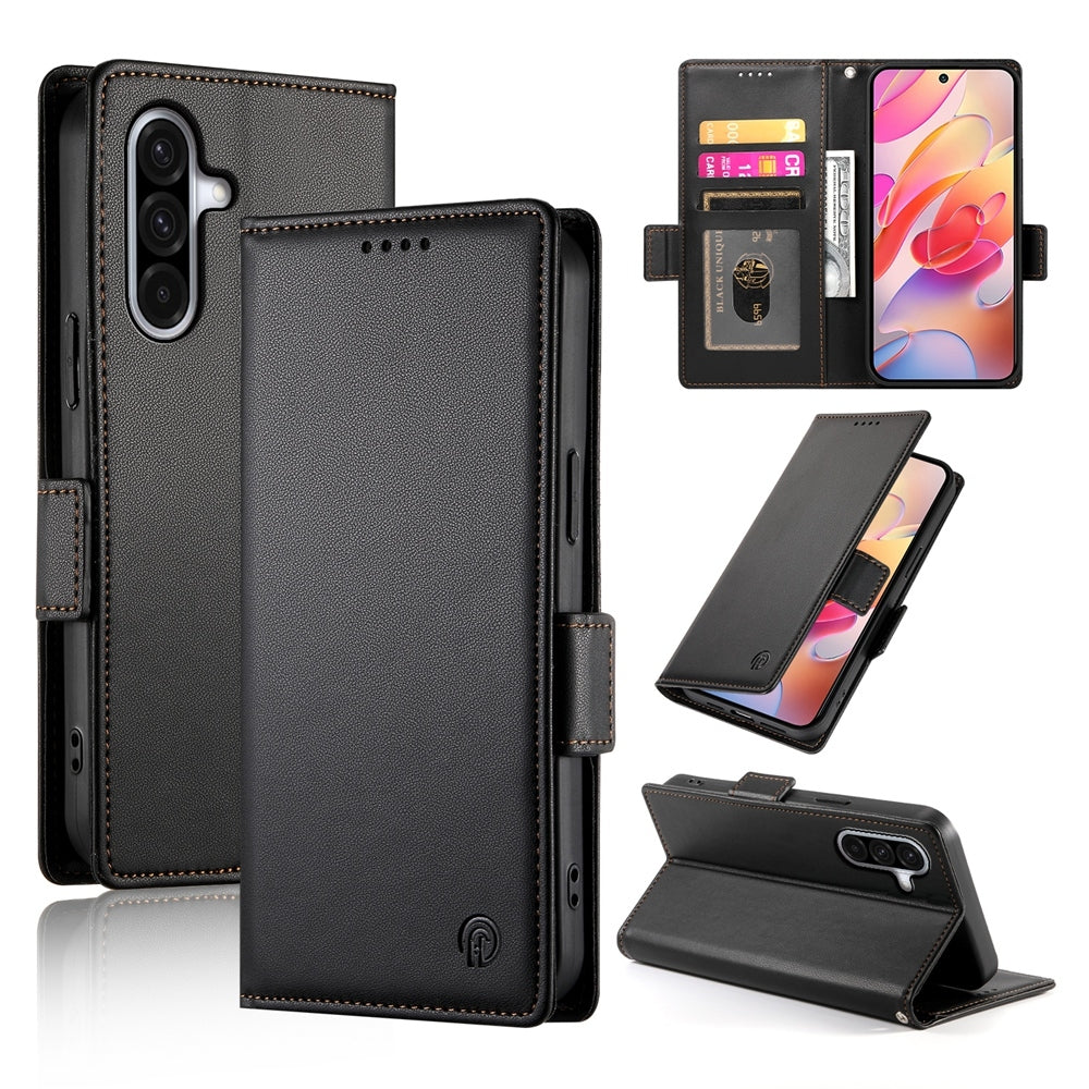 Samsung Galaxy A36 Wallet Case - Luxury Magnetic PU Leather Flip Cover with Card Slots, Stand & Shockproof Protection