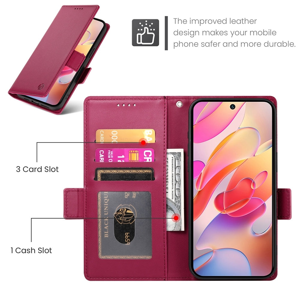 Samsung Galaxy A36 Wallet Case - Luxury Magnetic PU Leather Flip Cover with Card Slots, Stand & Shockproof Protection