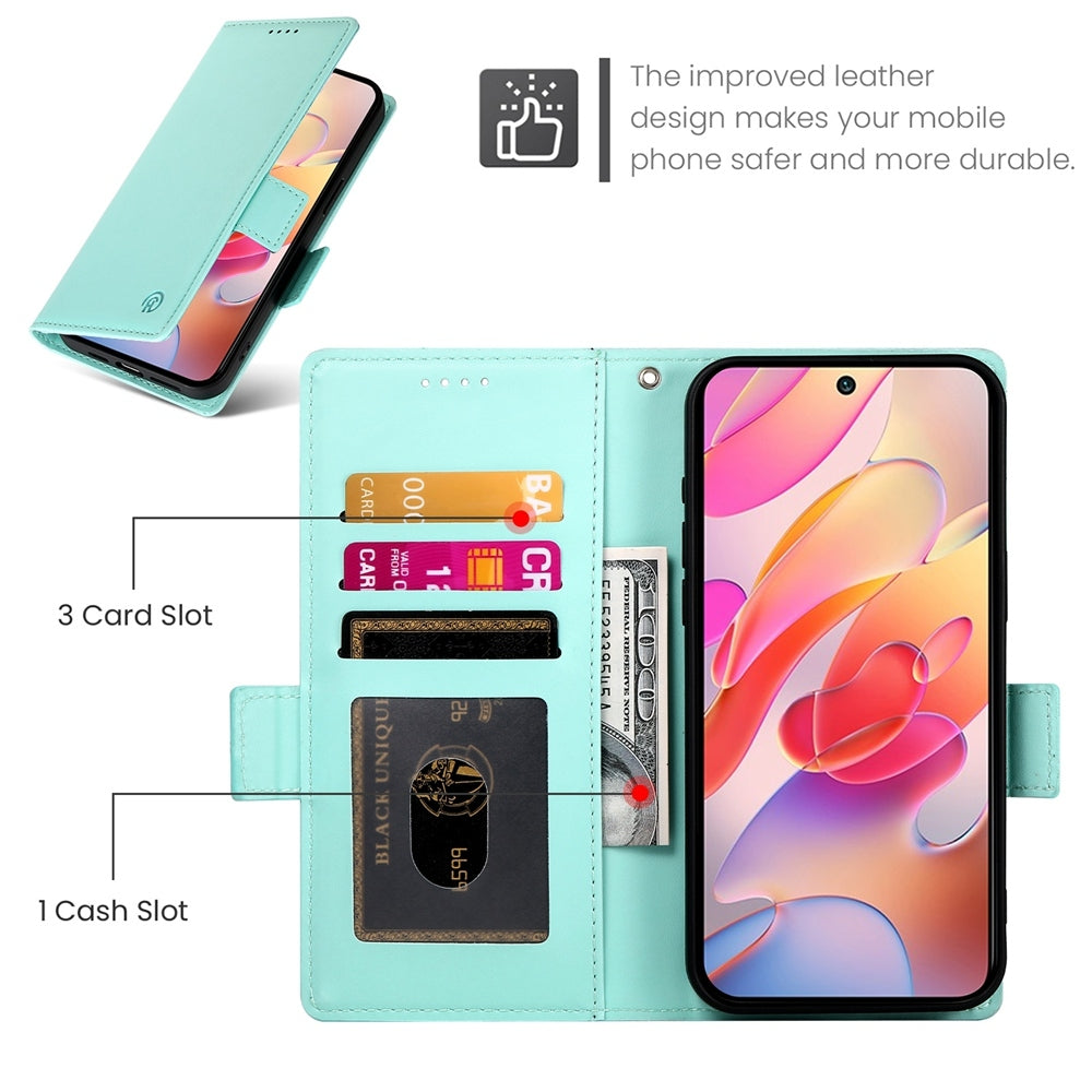 Samsung Galaxy A36 Wallet Case - Luxury Magnetic PU Leather Flip Cover with Card Slots, Stand & Shockproof Protection