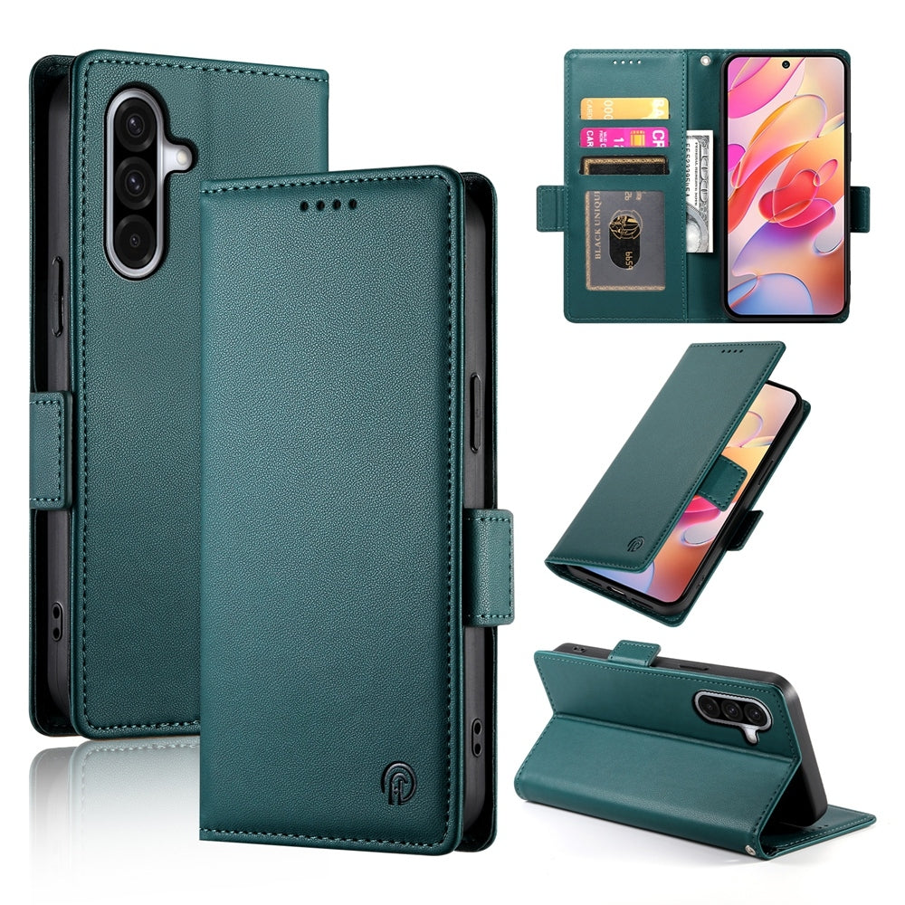 Samsung Galaxy A36 Wallet Case - Luxury Magnetic PU Leather Flip Cover with Card Slots, Stand & Shockproof Protection