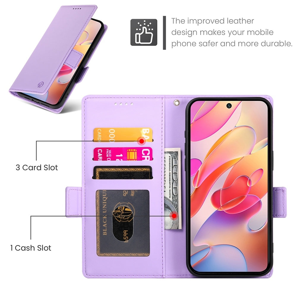 Samsung Galaxy A36 Wallet Case - Luxury Magnetic PU Leather Flip Cover with Card Slots, Stand & Shockproof Protection