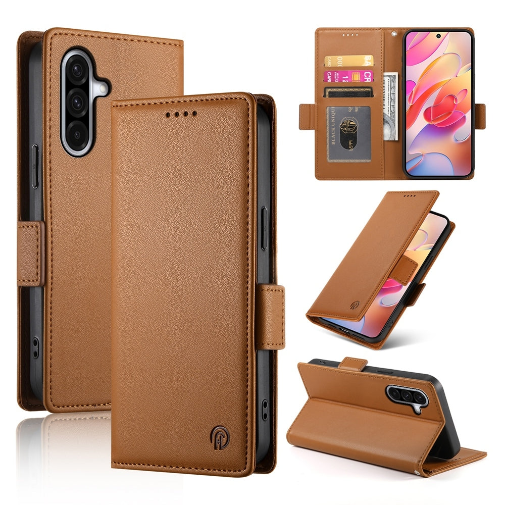 Samsung Galaxy A36 Wallet Case - Luxury Magnetic PU Leather Flip Cover with Card Slots, Stand & Shockproof Protection