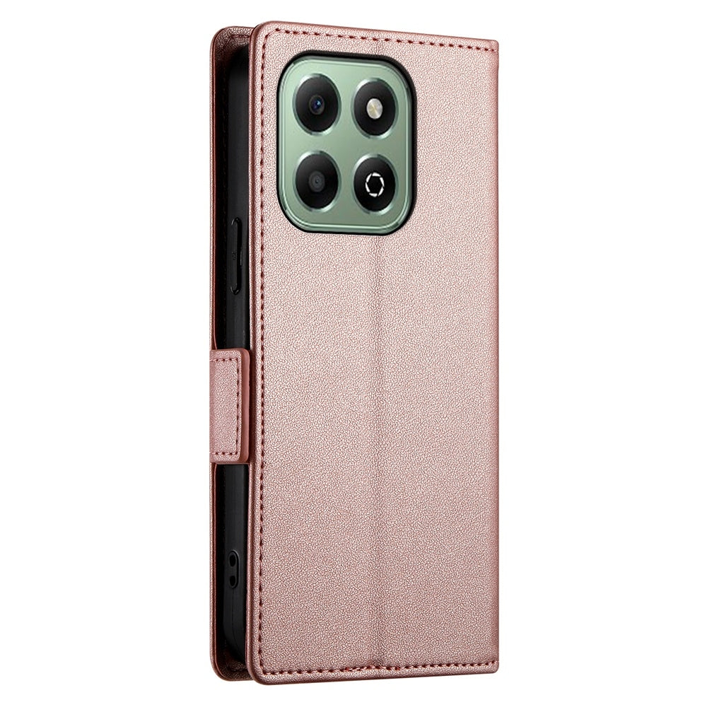 Honor X6b Wallet Case - Luxury Magnetic PU Leather Flip Cover with Card Slots, Stand & Shockproof Protection