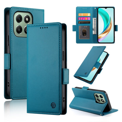 Honor X6b Wallet Case - Luxury Magnetic PU Leather Flip Cover with Card Slots, Stand & Shockproof Protection