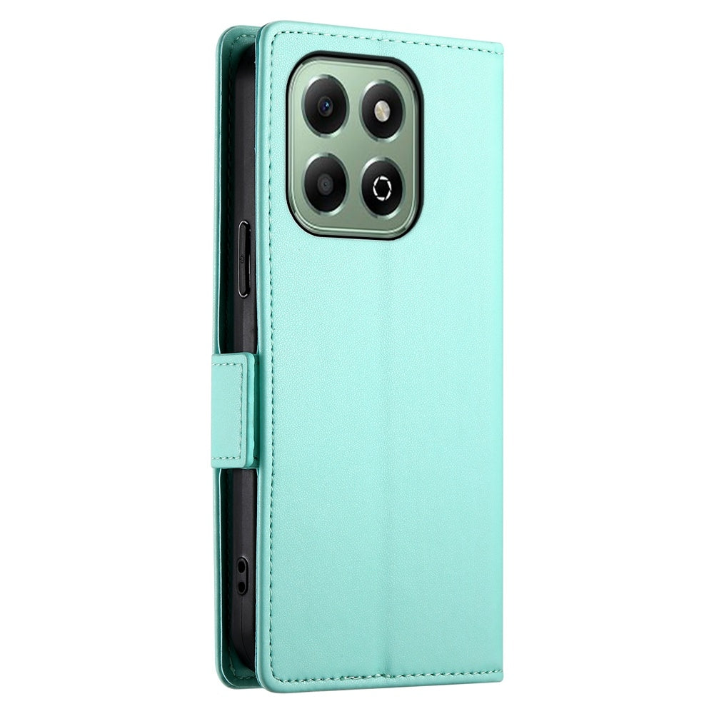 Honor X6b Wallet Case - Luxury Magnetic PU Leather Flip Cover with Card Slots, Stand & Shockproof Protection