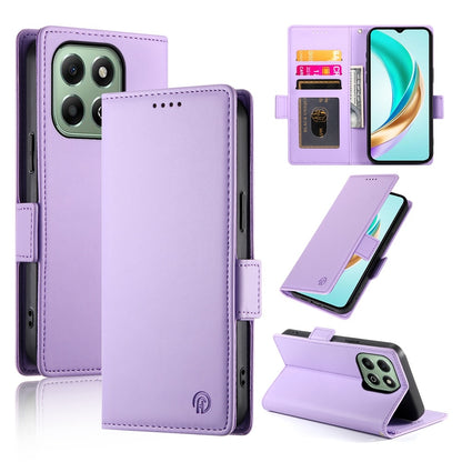 Honor X6b Wallet Case - Luxury Magnetic PU Leather Flip Cover with Card Slots, Stand & Shockproof Protection