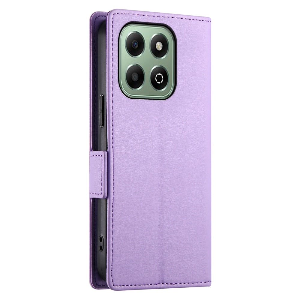 Honor X6b Wallet Case - Luxury Magnetic PU Leather Flip Cover with Card Slots, Stand & Shockproof Protection
