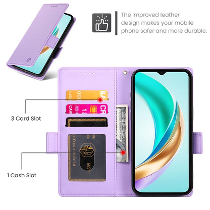 Honor X6b Wallet Case - Luxury Magnetic PU Leather Flip Cover with Card Slots, Stand & Shockproof Protection