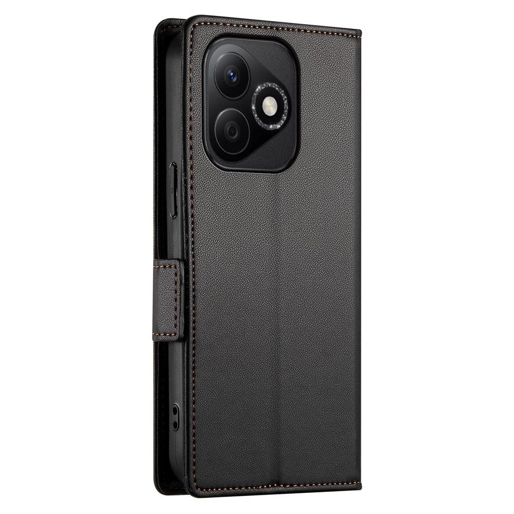 Honor X60i Wallet Case - Luxury Magnetic PU Leather Flip Cover with Card Slots, Stand & Shockproof Protection