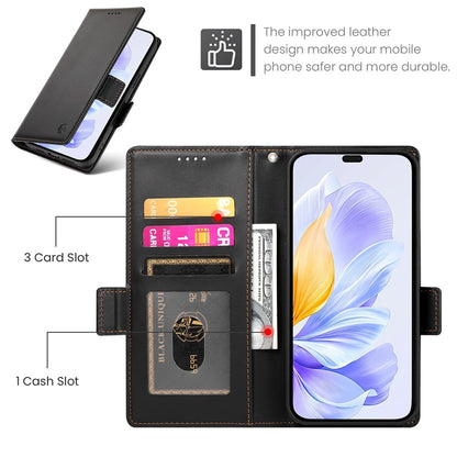 Honor X60i Wallet Case - Luxury Magnetic PU Leather Flip Cover with Card Slots, Stand & Shockproof Protection