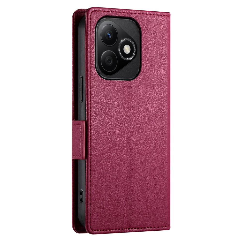 Honor X60i Wallet Case - Luxury Magnetic PU Leather Flip Cover with Card Slots, Stand & Shockproof Protection