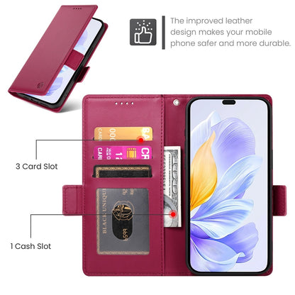 Honor X60i Wallet Case - Luxury Magnetic PU Leather Flip Cover with Card Slots, Stand & Shockproof Protection