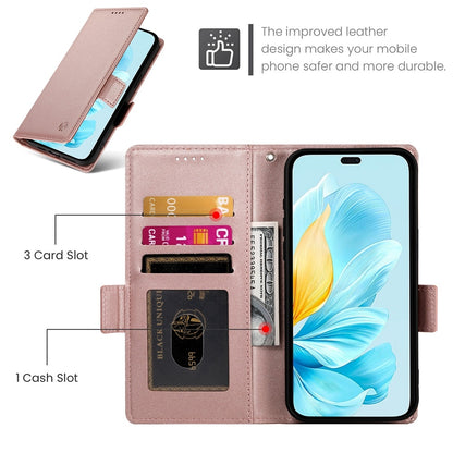 Honor 200 Lite Wallet Case - Luxury Magnetic PU Leather Flip Cover with Card Slots, Stand & Shockproof Protection