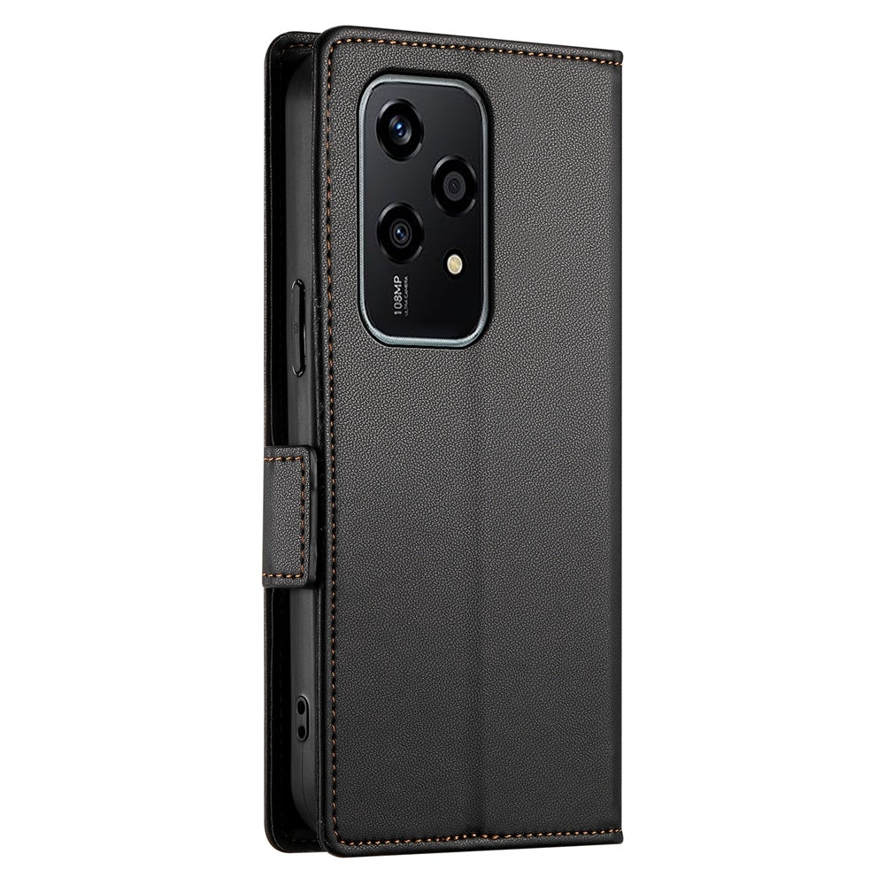 Honor 200 Lite Wallet Case - Luxury Magnetic PU Leather Flip Cover with Card Slots, Stand & Shockproof Protection