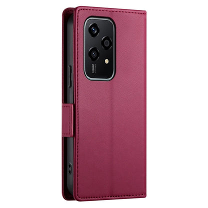 Honor 200 Lite Wallet Case - Luxury Magnetic PU Leather Flip Cover with Card Slots, Stand & Shockproof Protection