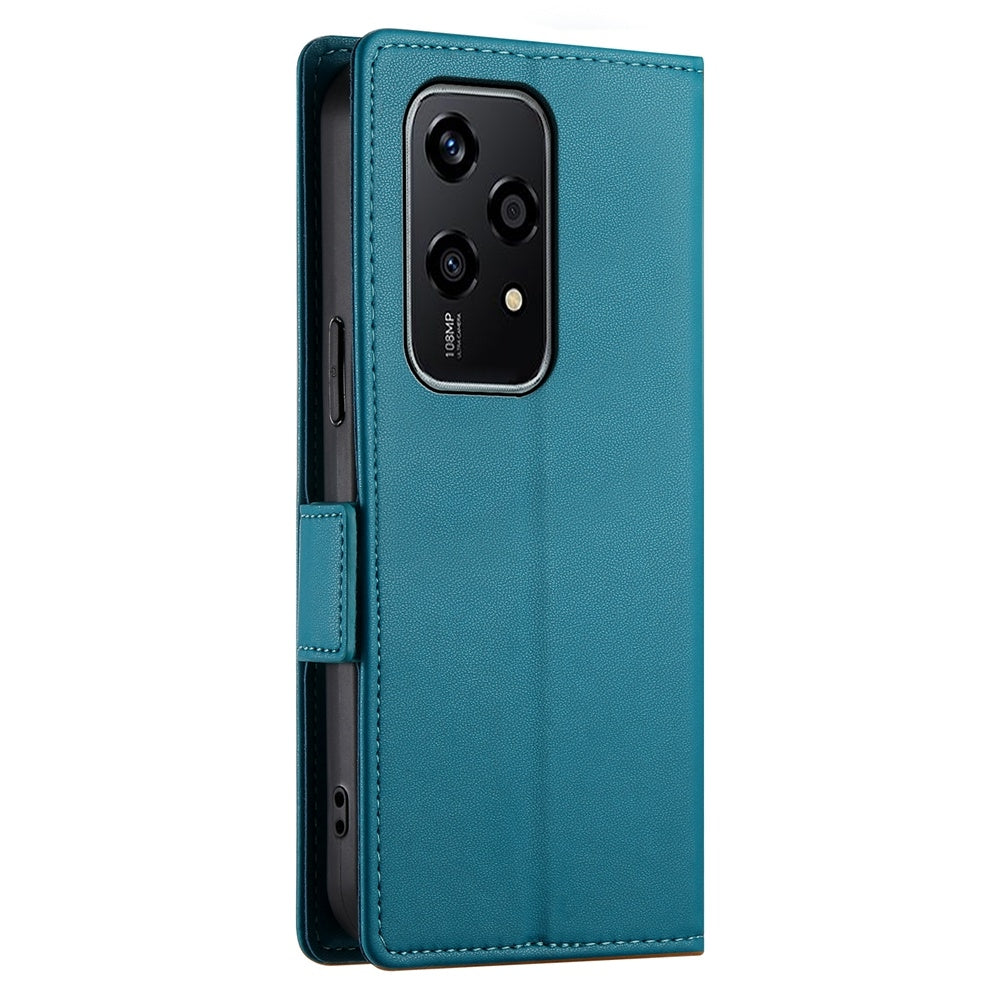 Honor 200 Lite Wallet Case - Luxury Magnetic PU Leather Flip Cover with Card Slots, Stand & Shockproof Protection