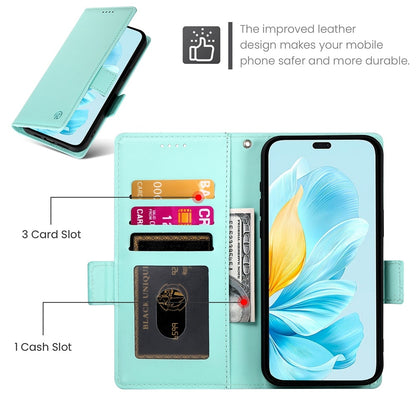 Honor 200 Lite Wallet Case - Luxury Magnetic PU Leather Flip Cover with Card Slots, Stand & Shockproof Protection